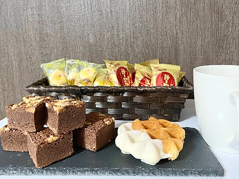ジュエル札幌店に用意されたお菓子